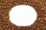 Oval Or Circular Frame Of Pet (dog Or Cat) Food For Background U Stock Photo