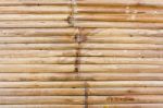 Bamboo Fence Stock Photo