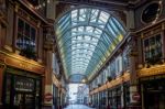 Leadenhall Market On A Sunday Stock Photo