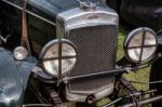 Vintage Frazer Nash Parked At Goodwood Stock Photo