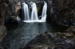 The Gorge Waterfall And Creek Stock Photo