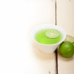 Green Lime Lemonade Stock Photo