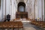 Interior View Of Winchester Cathedral Stock Photo