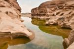 Vintage Stone At Sam Phan Bhok Grand Canyon Stock Photo