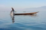 Life At Inle Lake, Myanmar Stock Photo