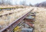 Old Abandoned Railroad Stock Photo