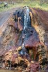 Chocolate Pot Yellowstone Stock Photo