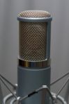 Broadcast Microphone Stock Photo