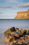 Hunt Cliff  Or Huntcliff  At Saltburn By-the-sea Stock Photo