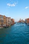 Venice Italy Grand Canal View Stock Photo