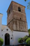 Mijas, Andalucia/spain - July 3 : Church Of The Immaculate Conce Stock Photo