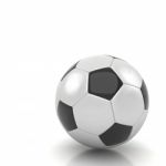 Soccer Ball Isolated White Background Stock Photo