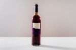 Bottle Of Red Wine Stock Photo