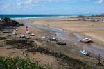 The Beach At Bude Stock Photo