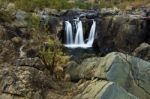 The Gorge Waterfall And Creek Stock Photo