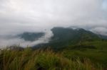 Phu Chee Fah View Point  At Chiang Rai Stock Photo