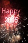 Happy New Year 2015 Stock Photo