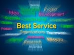 Best Service Brainstorm Displays Steps For Delivery Of Services Stock Photo