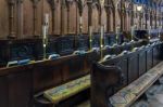 Interior View Of Winchester Cathedral Stock Photo