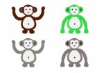 Monkey Cartoon Stock Photo