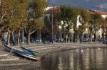 Lecco At Lake Como Stock Photo