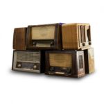 Old Radios Stock Photo