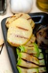 Grilled Assorted Vegetables Stock Photo