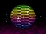 Colorful Ball Shows Colors Party And Shining
 Stock Photo