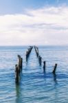 Beautiful Beach At Bridport, Tasmania, Australia Stock Photo