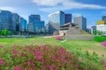 Sungnyemun Gate (namdaemun Market) In Seoul, South Korea Stock Photo