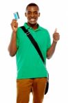 African Male Showing Thumb Up Stock Photo