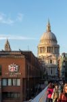 St Paul's Cathedral In London Stock Photo