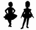 Small Ballerinas Stock Photo