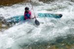 Water Sports At The Cardiff International White Water Centre Stock Photo