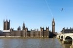 Big Ben And The Houses Of Parliament In London Stock Photo