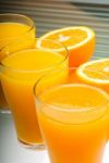 Fresh Orange Juice Stock Photo