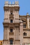 Malaga, Andalucia/spain - July 5 : View Towards The Cathedral In Stock Photo