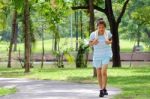 Jogging Stock Photo