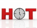 Time And Hot Stock Photo