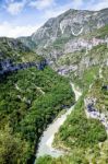 Canyon De Verdon, France, Provence Stock Photo