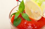 Fresh Tomato Juice Stock Photo