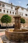 Marbella, Andalucia/spain - July 6 : Fountain In Marbella Spain Stock Photo