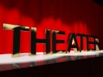 Theater Word Stock Photo