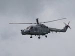 Royal Navy Black Cat Lynx Stock Photo