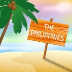 Philippines Holiday Means Go On Leave And Beaches Stock Photo