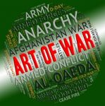 Art Of War Indicates Military Action And Word Stock Photo