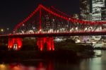 Story Bridge In Brisbane Stock Photo