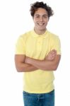 Young Happy Smiling Man Stock Photo