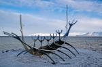 Sun Voyager In Reykjavik Stock Photo