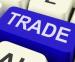 Trade Key Shows Online Buying And Selling Stock Photo